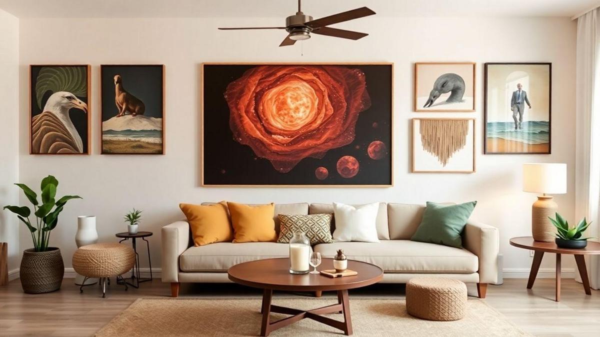 Benefícios da Decoração Fácil com Quadros DIY
