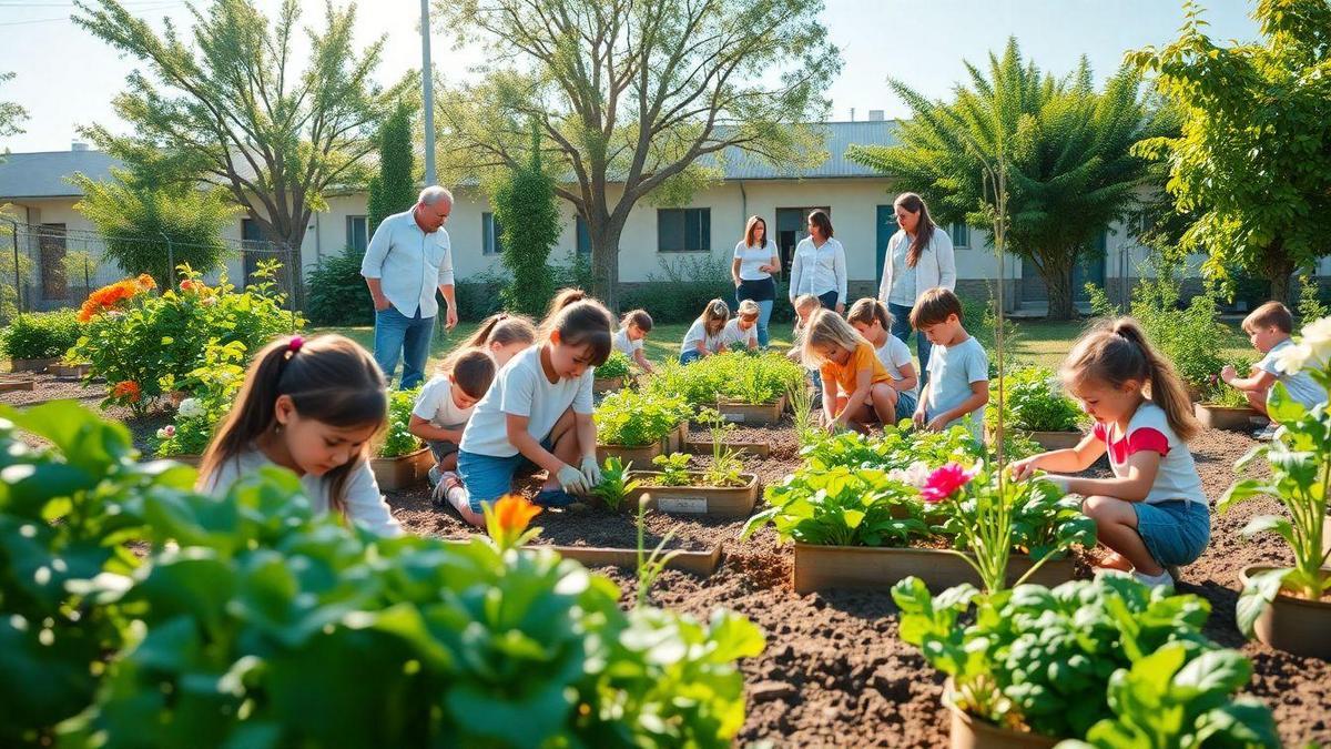 Benefícios das Hortas Comunitárias nas Escolas