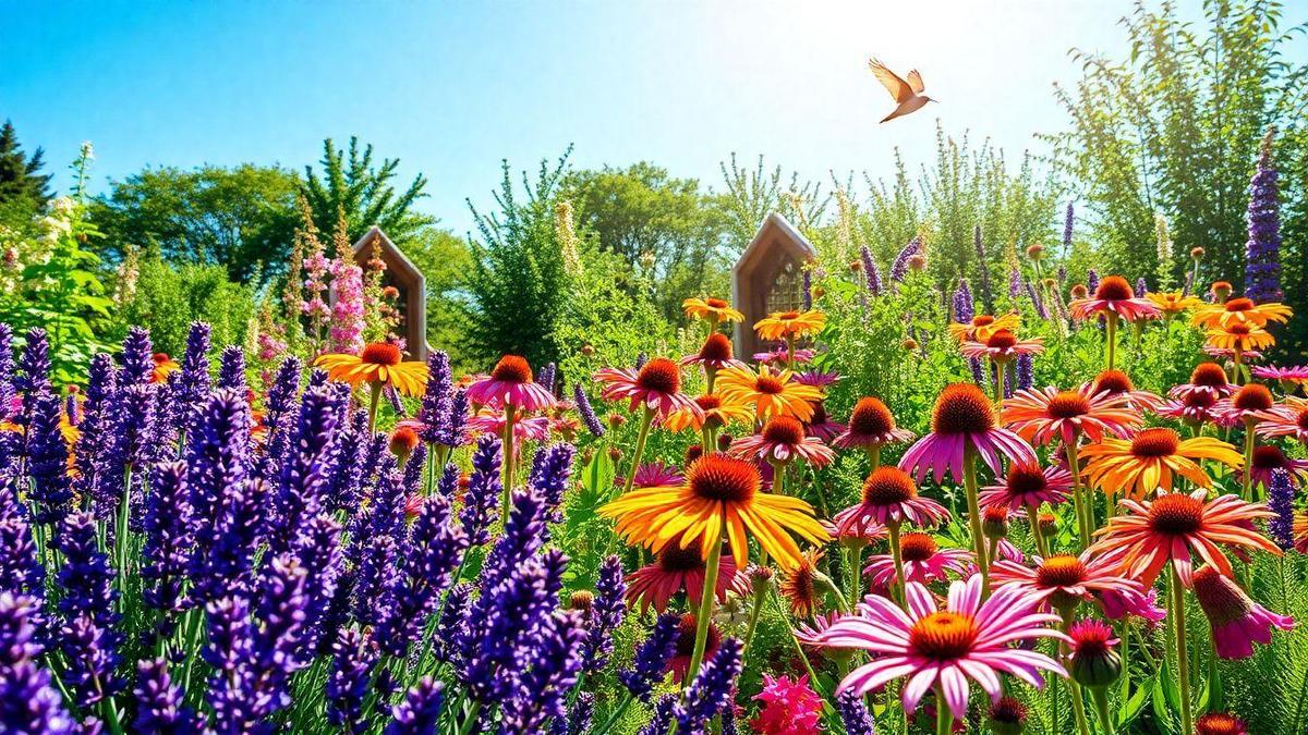 Benefícios das Plantas para Bordaduras em Paisagismo que Atraem Polinizadores