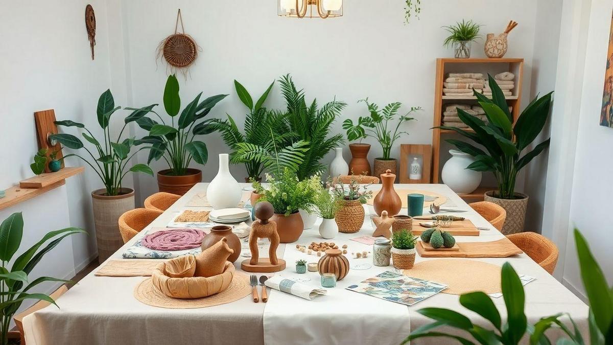 Benefícios dos Materiais Sustentáveis para Artesanato Decorativo em Casa