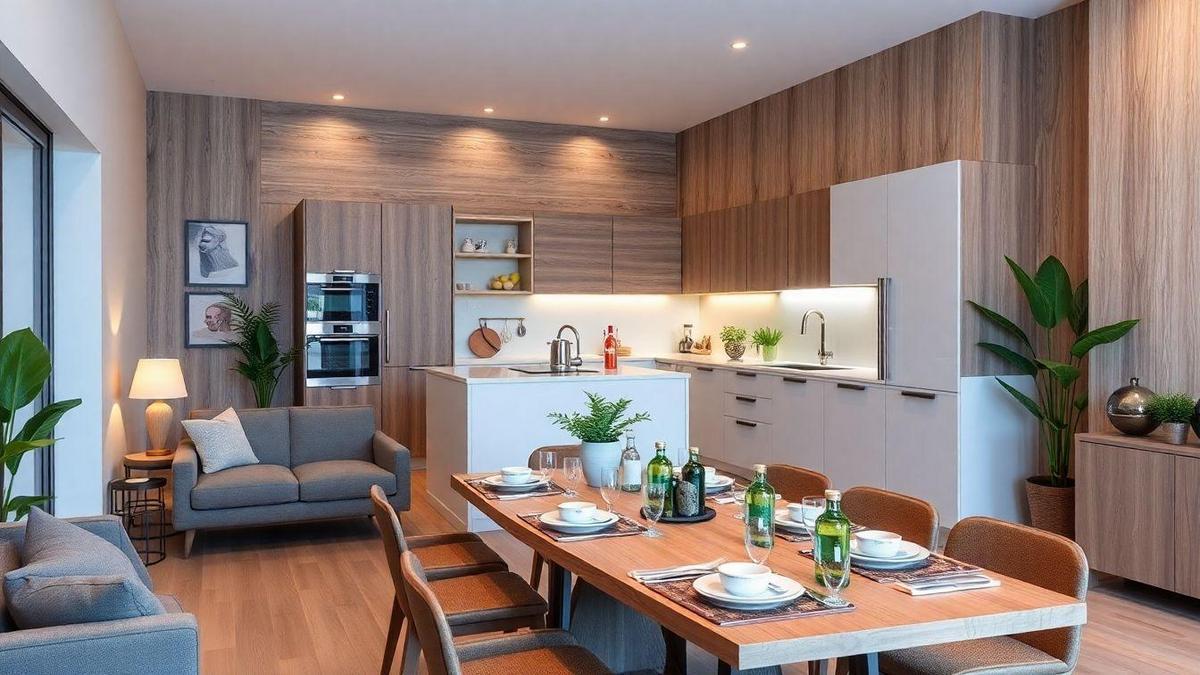 Como a Madeira Decorativa Transforma sua Cozinha Linda