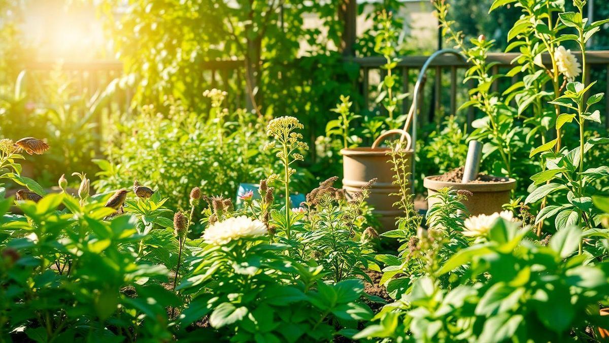 Controle biológico de pragas na jardinagem orgânica