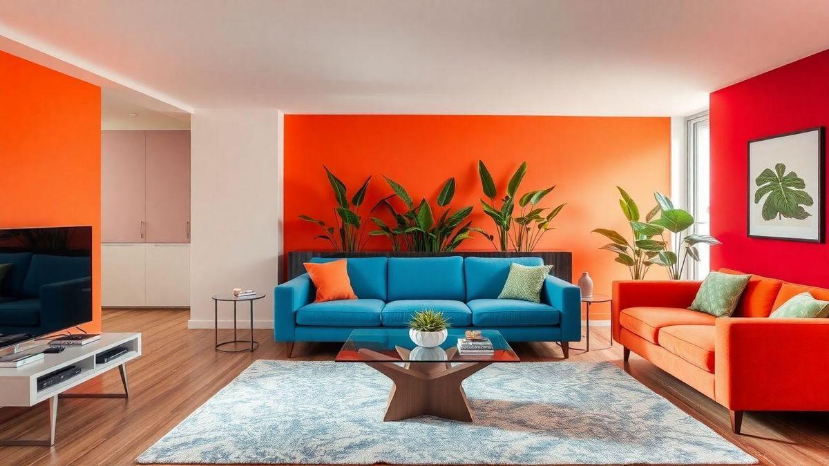 Cores Quentes e Frias na Decoração