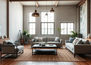 estilo-industrial-na-decoracao-da-sala