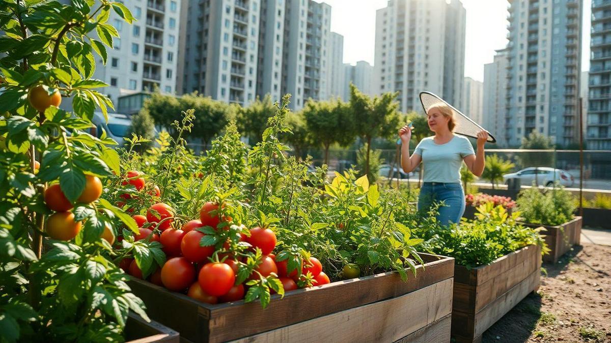 Hortas Urbanas: Cultivando Alimentos em Casa
