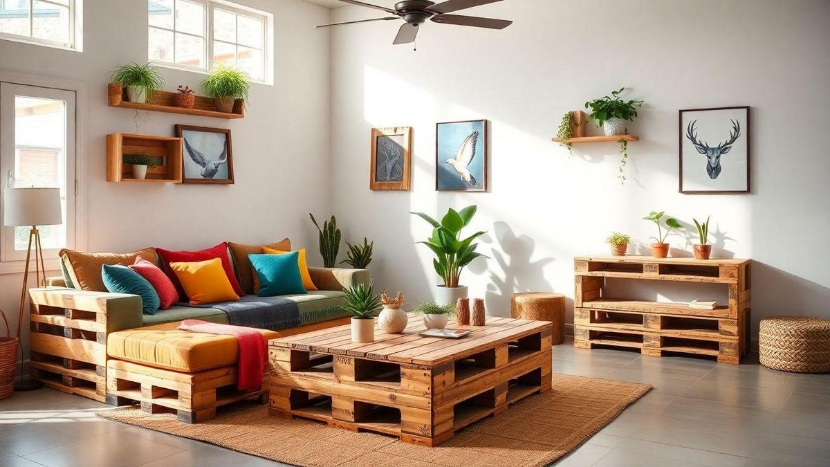 Ideias Criativas com Pallets para sua Casa