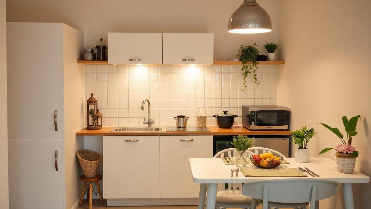 Ideias práticas para otimização de espaço em cozinhas pequenas