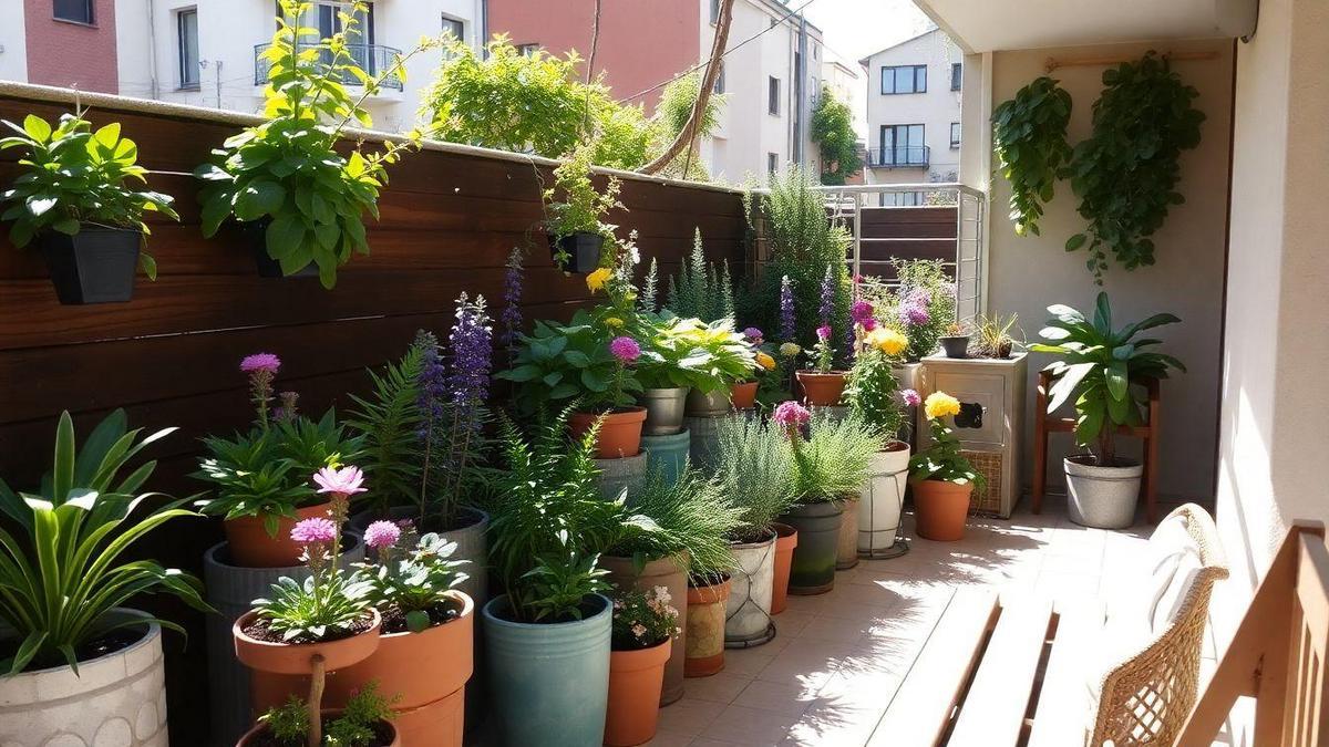 Jardinagem Sustentável em Pequenos Espaços