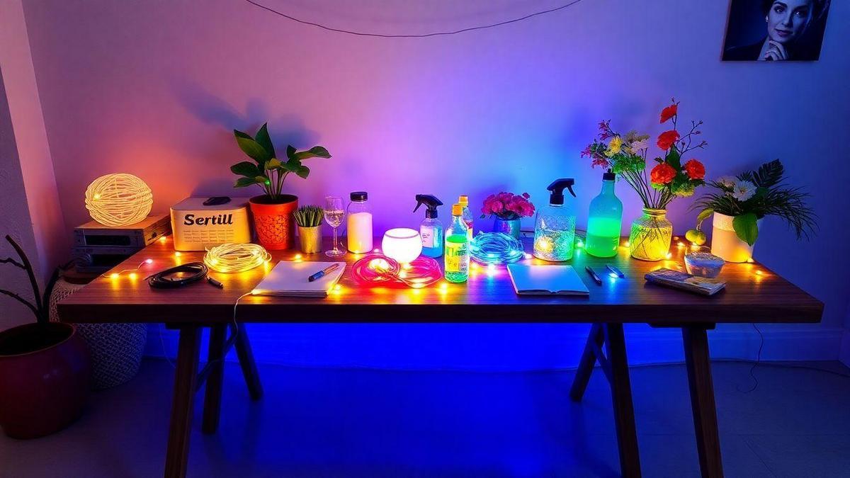Materiais Essenciais para o Passo a Passo da Iluminação Decorativa DIY