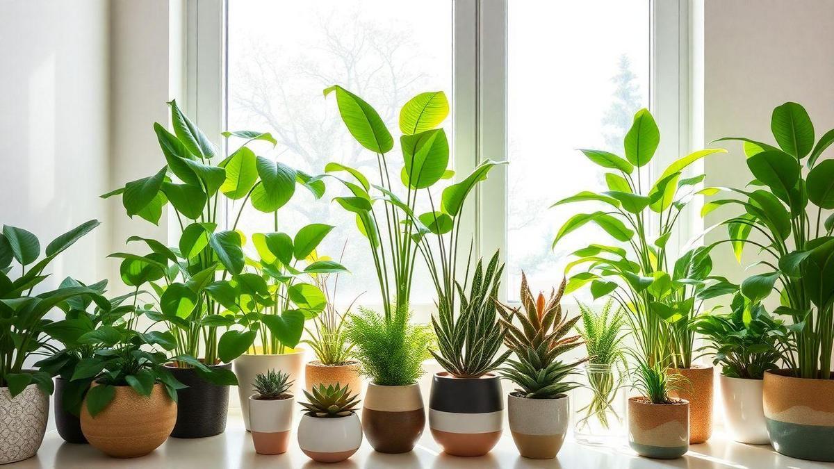 Melhores plantas para cultivar em ambientes internos iluminados