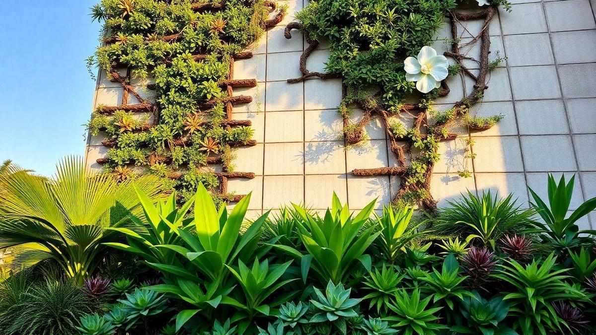 Plantas ideais para o seu jardim vertical em casa