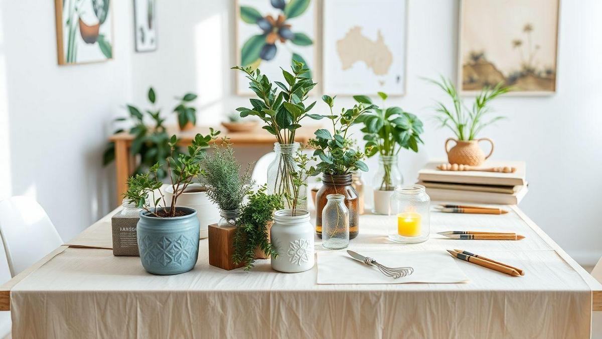 Técnicas de Artesanato Verde para sua Decoração