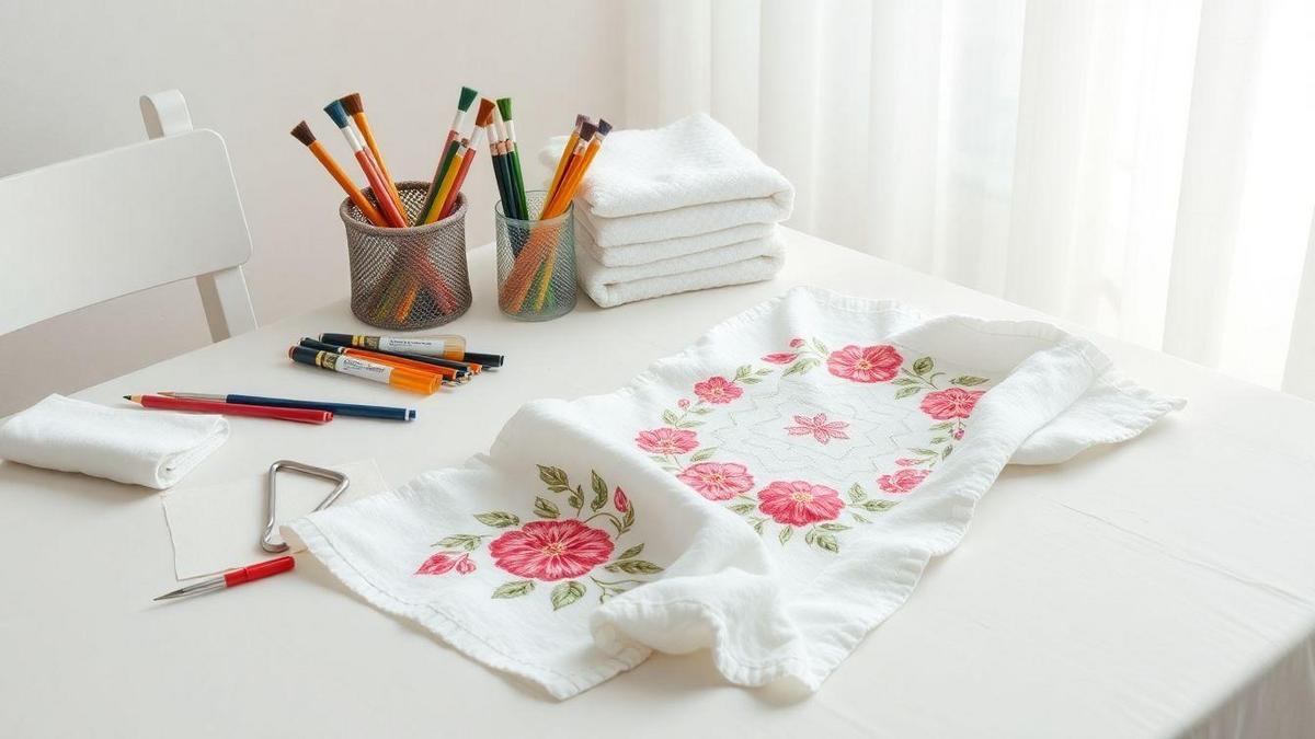 Técnicas de Bordado Decorativo para Personalizar Toalhas