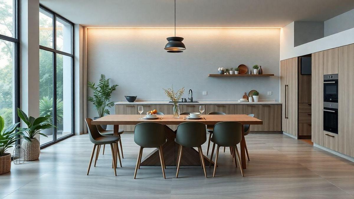 Vantagens da Mesa Embutida na Cozinha Moderna